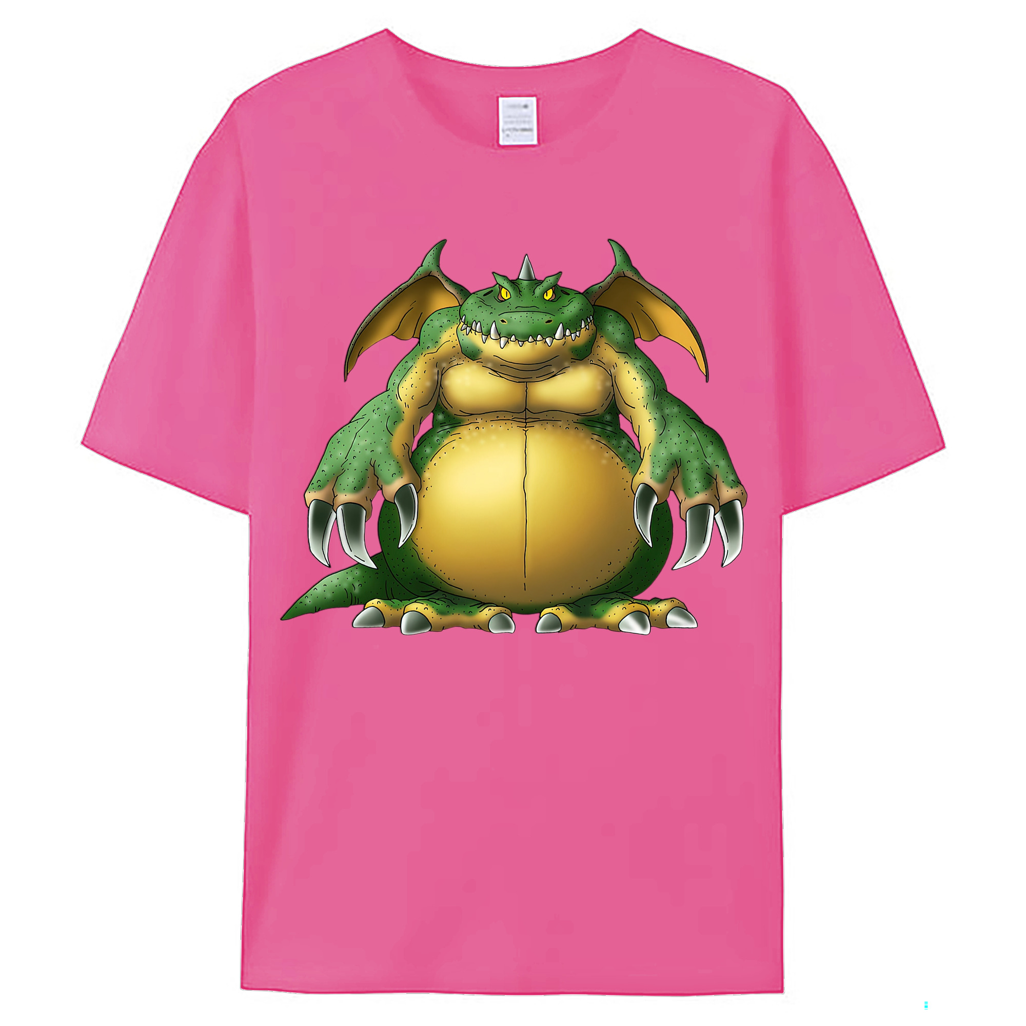 （画像用） ドラゴンクエスト Doragon Kuesuto Dragon Quest レディースカジュアルプリントTシャツ（綿100％）